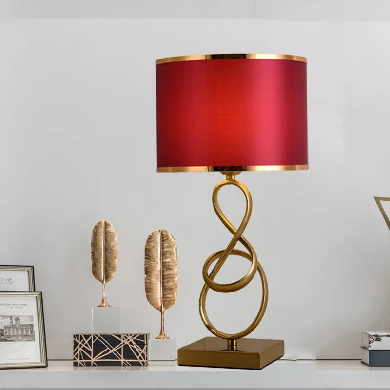 Elegant Twist Table Lamp - Lumen Attic