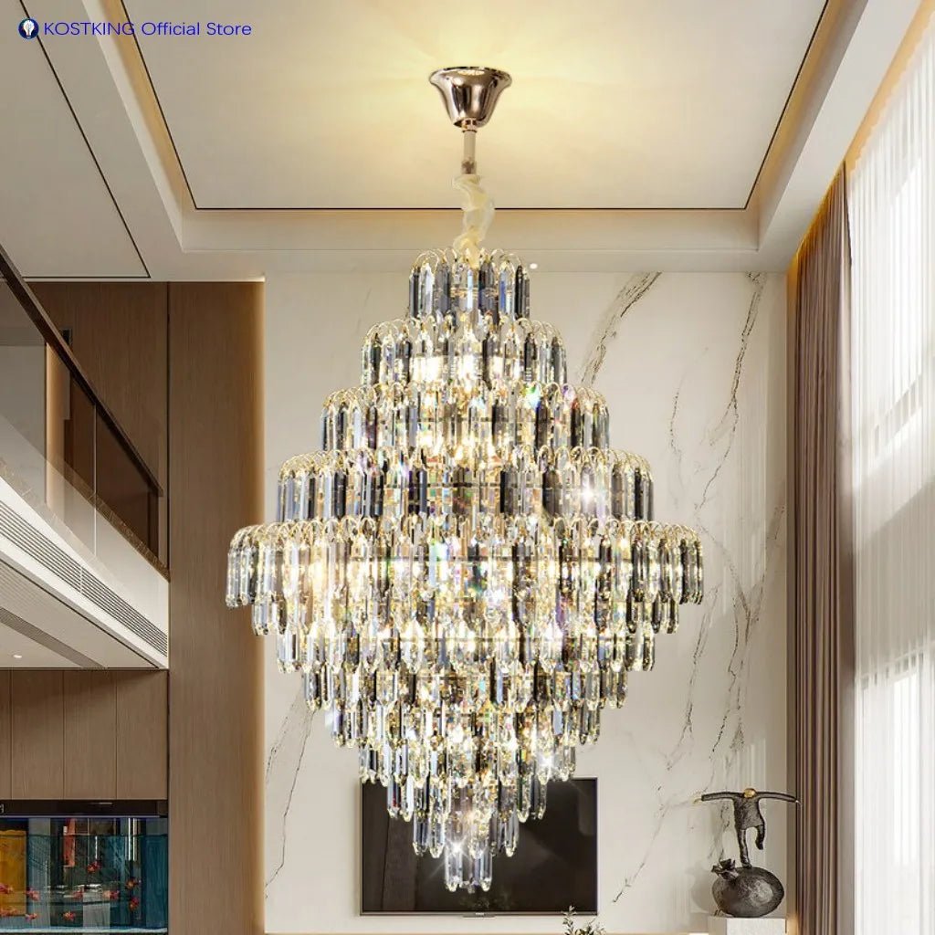 Elysian K9 Grand Crystal Chandelier - Lumen Attic