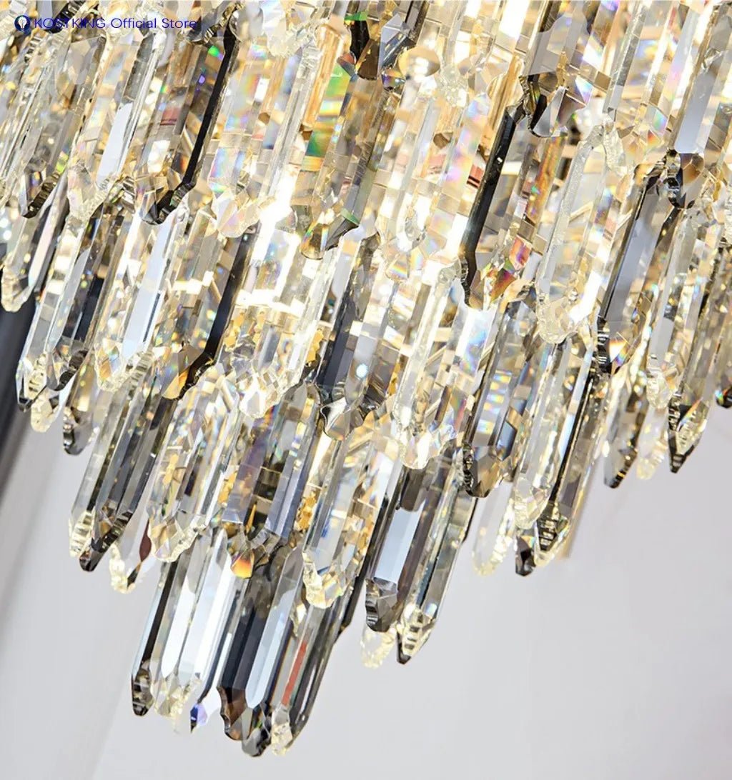 Elysian K9 Grand Crystal Chandelier - Lumen Attic