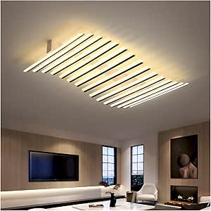 Emiso Wave Bar LED Modern Flush Mount Ceiling Light - Lumen Attic