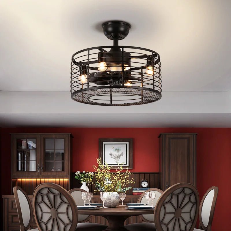 EuroFan Stylish Ceiling Fan Lamp - Lumen Attic