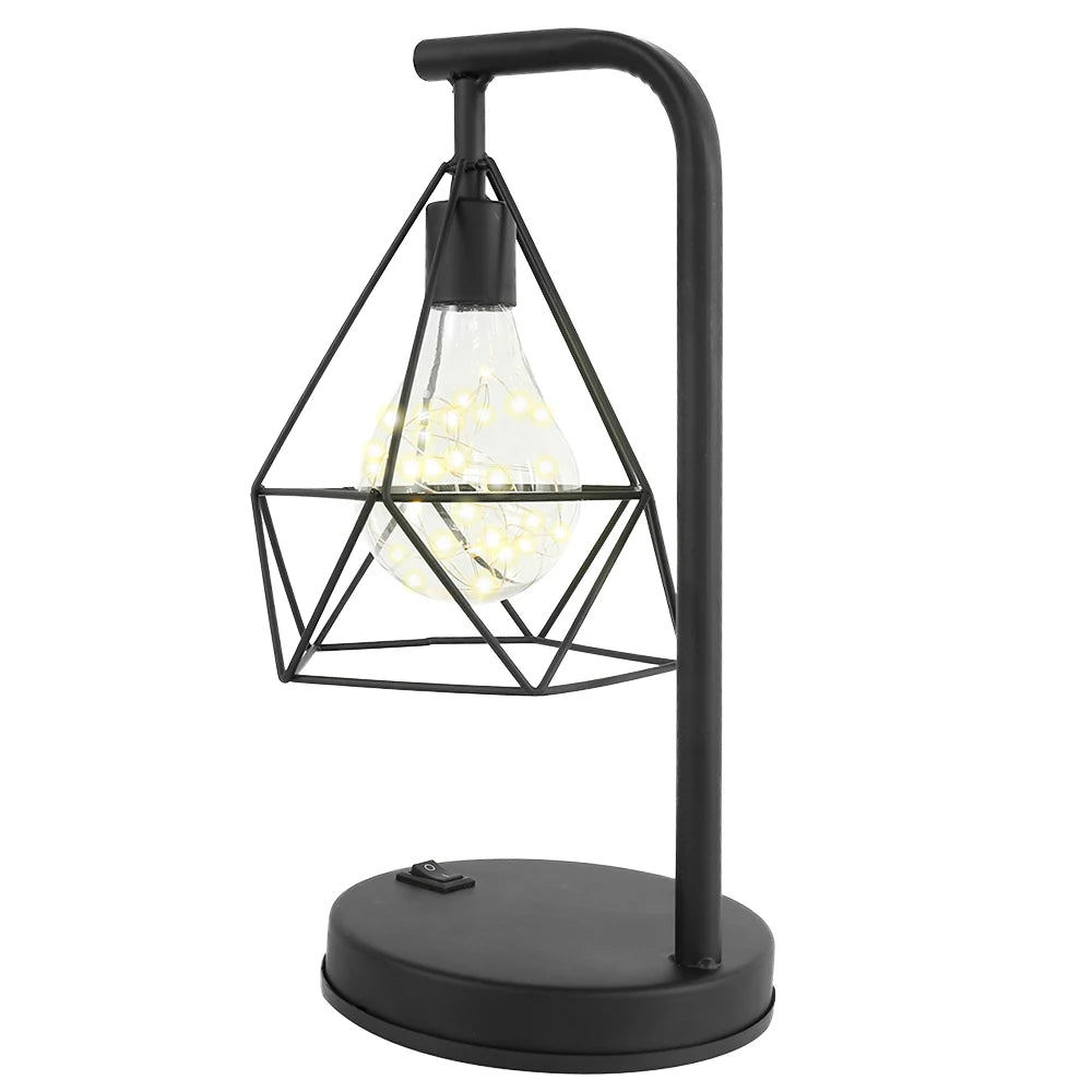 GeoGlow Battery Operated Table Lamp - Lumen Attic