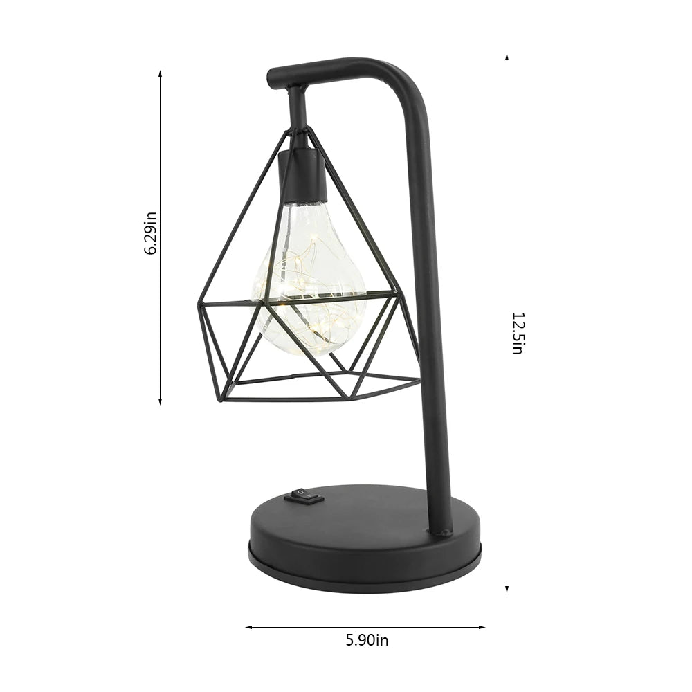 GeoGlow Battery Operated Table Lamp - Lumen Attic