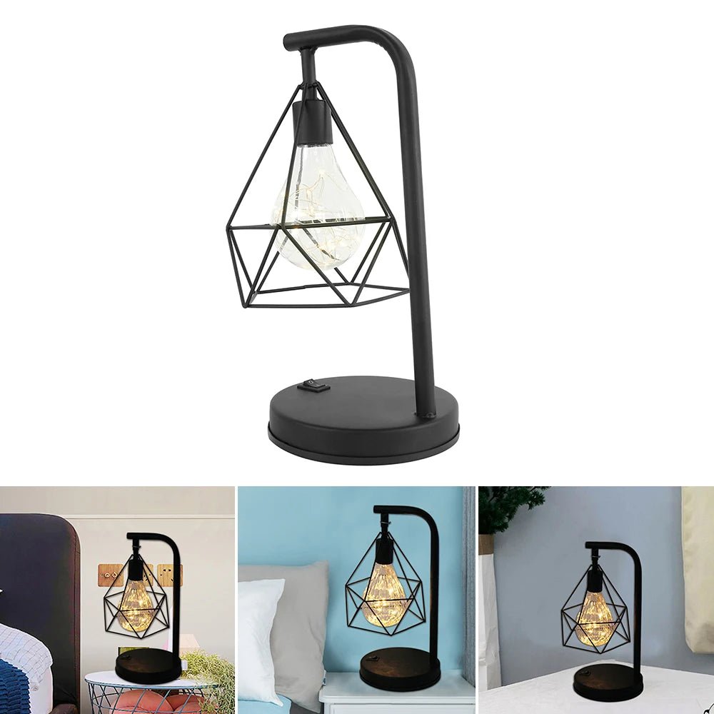 GeoGlow Battery Operated Table Lamp - Lumen Attic