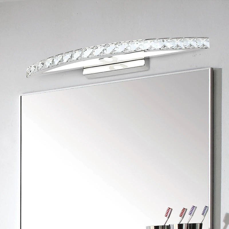 Giovani Serie W210 Crystal LED Mirror Light - Lumen Attic