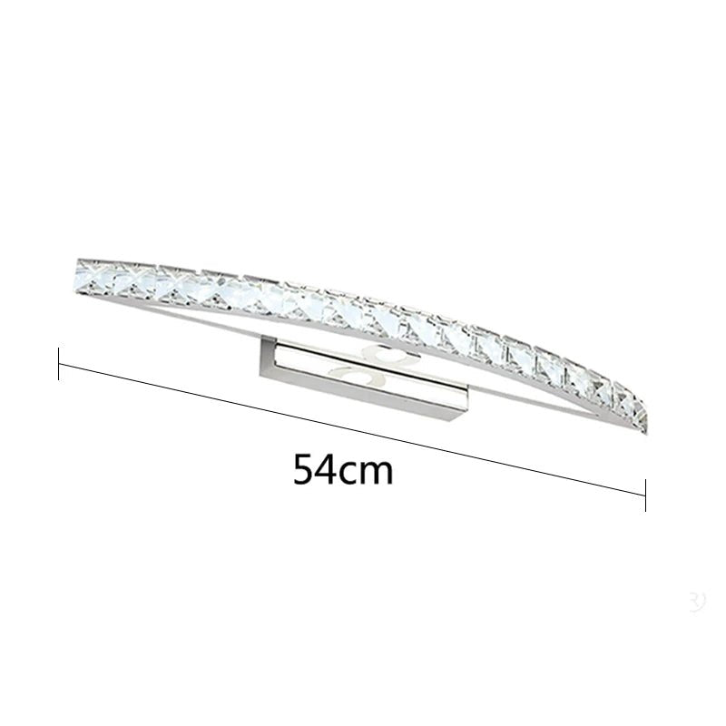 Giovani Serie W210 Crystal LED Mirror Light - Lumen Attic