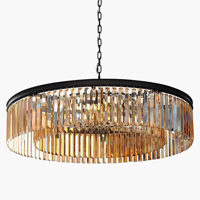 Glamora Crystal Ring Chandelier by Brilluxe - Lumen Attic