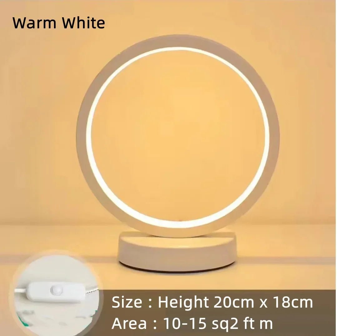 HaloGlow LED Ring Lamp Minimalist USB - Powered - Lumen Attic