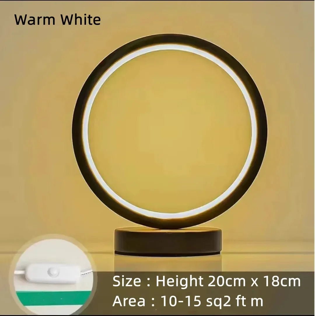 HaloGlow LED Ring Lamp Minimalist USB - Powered - Lumen Attic