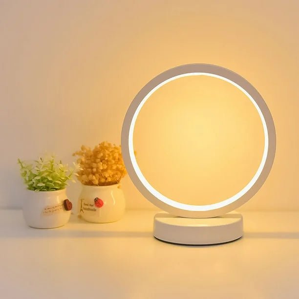 HaloGlow LED Ring Lamp Minimalist USB - Powered - Lumen Attic