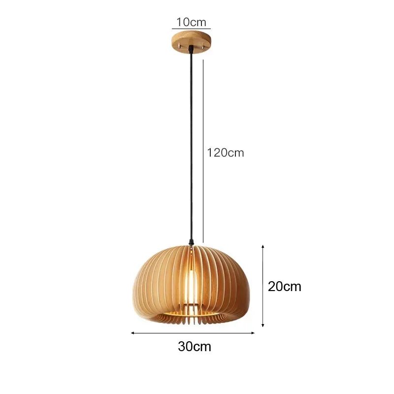 Hand Knit Bamboo Hanging Lamp Pendant Ceiling Lights - Lumen Attic