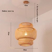 Handmade Bamboo Rattan Pendant Lamp - Lumen Attic