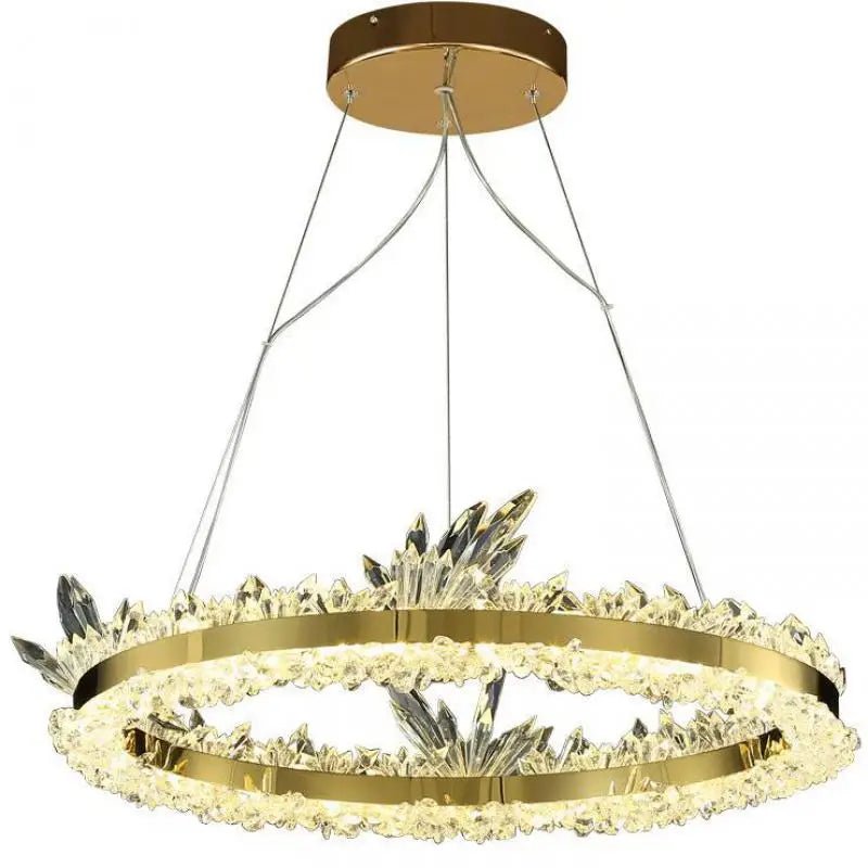 Helix Ceasar Ring Crystal Pendant Light - Lumen Attic