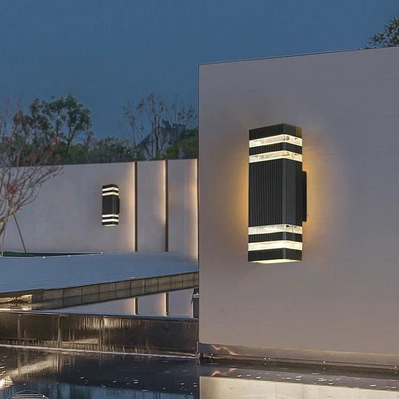 Illumi DB8 Modern Outdoor Wall Lamp - Lumen Attic