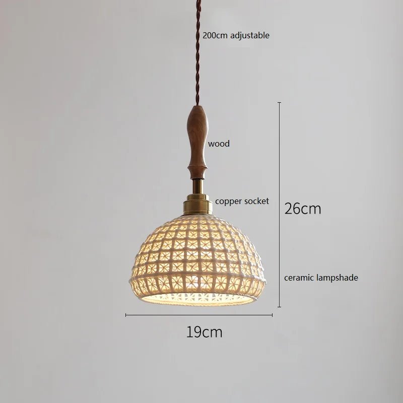 IWHD Various Ceramic LED Hanging Lamp - Lumen Attic