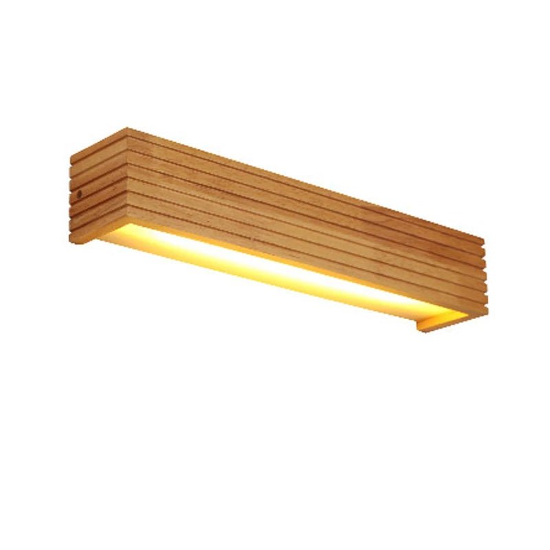 Japanese Style Led Wooden Wall Lamps - Lumen Attic