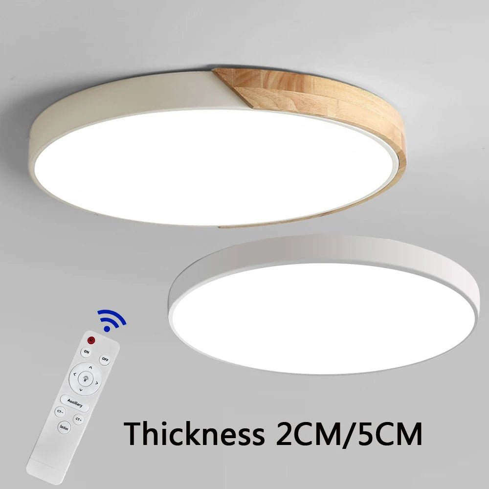 JianJian Ultra Thin LED Flush Mount Light - Lumen Attic