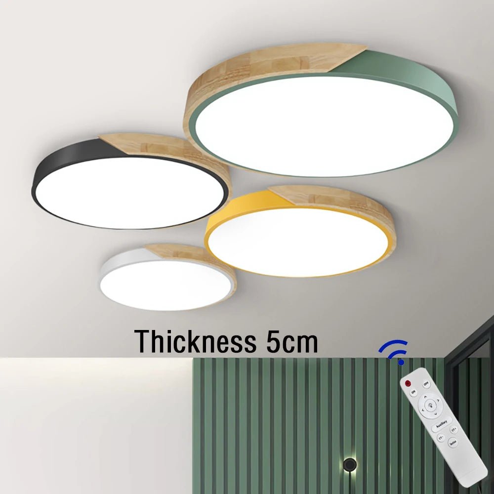 JianJian Ultra Thin LED Flush Mount Light - Lumen Attic