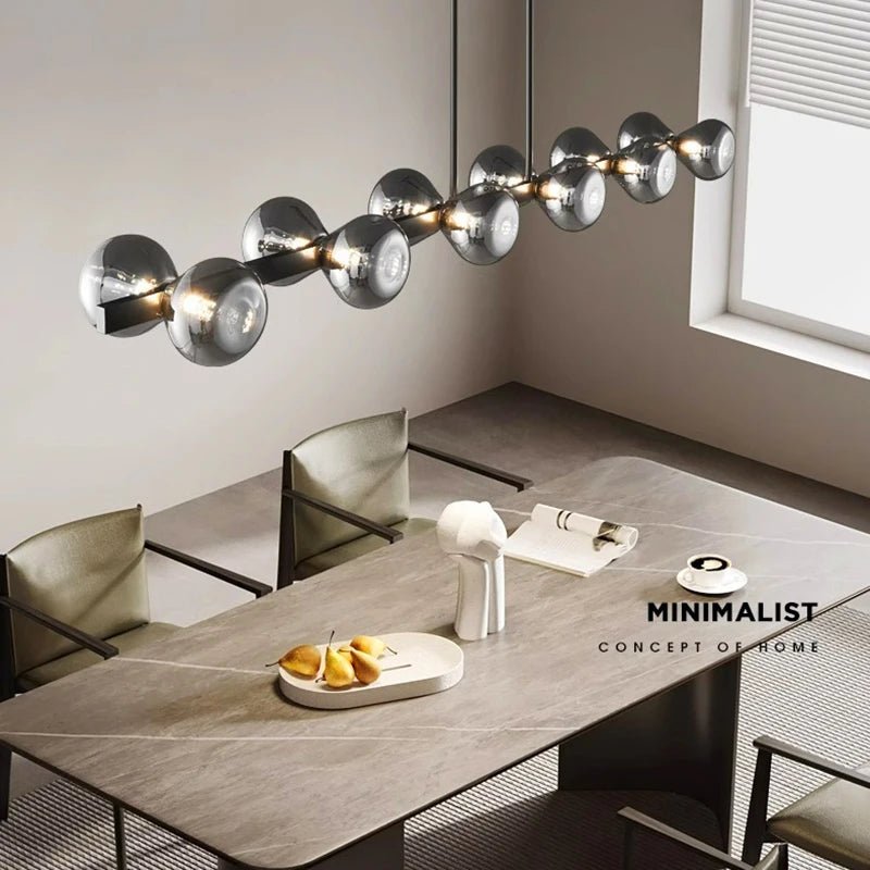 Joesee Opulence Glow Modern Sphere Cluster Chandelier - Lumen Attic