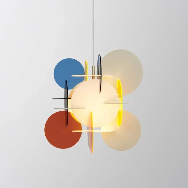 Kaleidoscope Orbit Colorful Acrylic Pendant Light - Lumen Attic