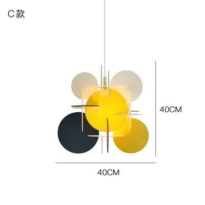 Kaleidoscope Orbit Colorful Acrylic Pendant Light - Lumen Attic