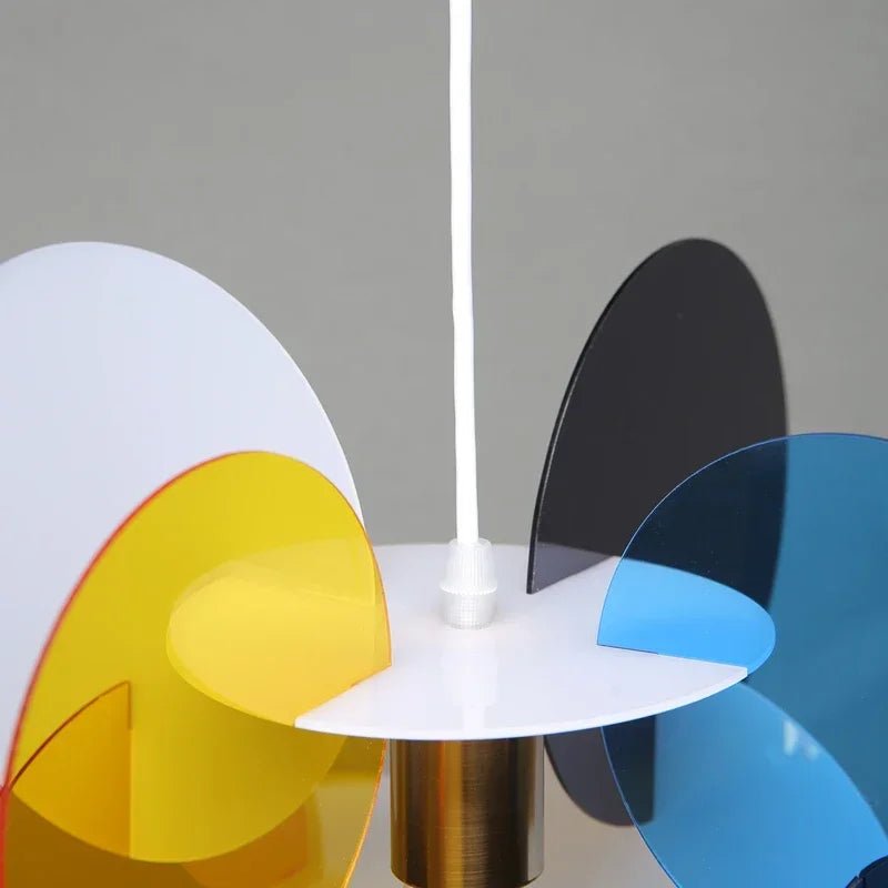 Kaleidoscope Orbit Colorful Acrylic Pendant Light - Lumen Attic