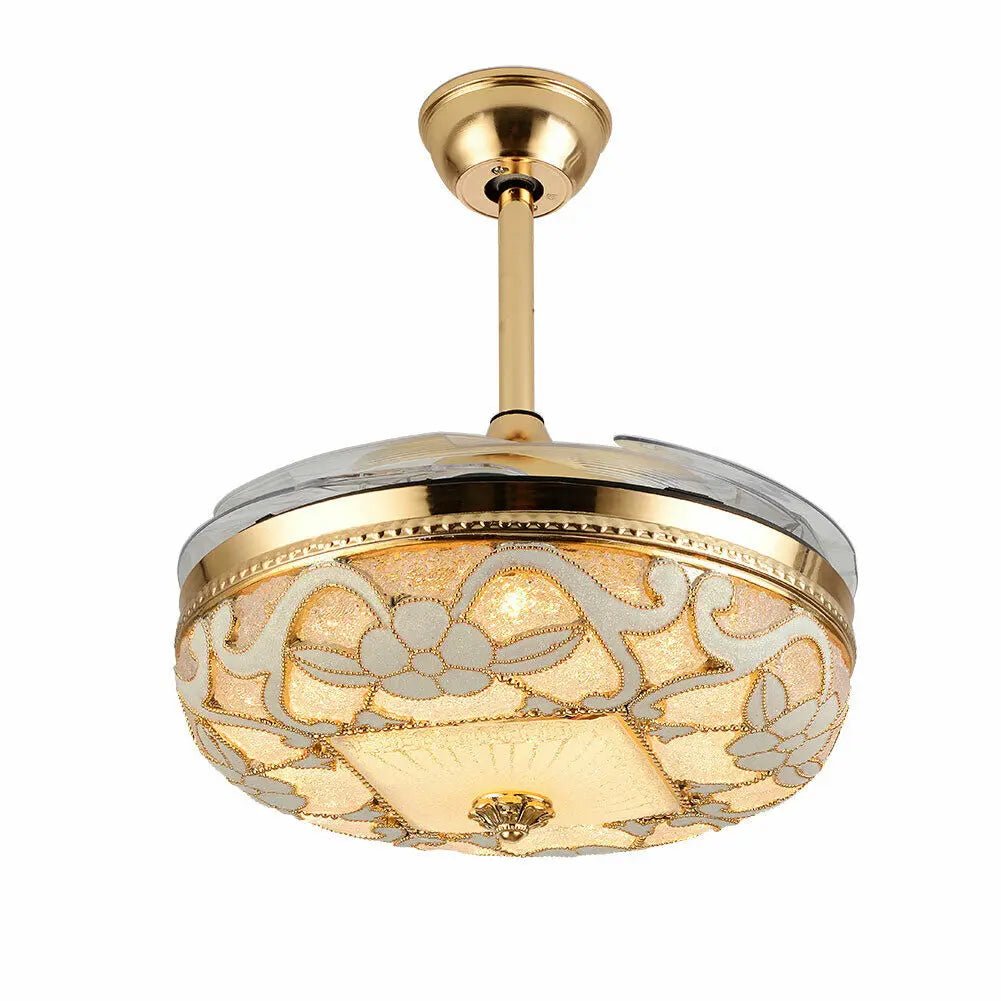 KANING Limted Series YJ Golden Ceiling Fan - Lumen Attic