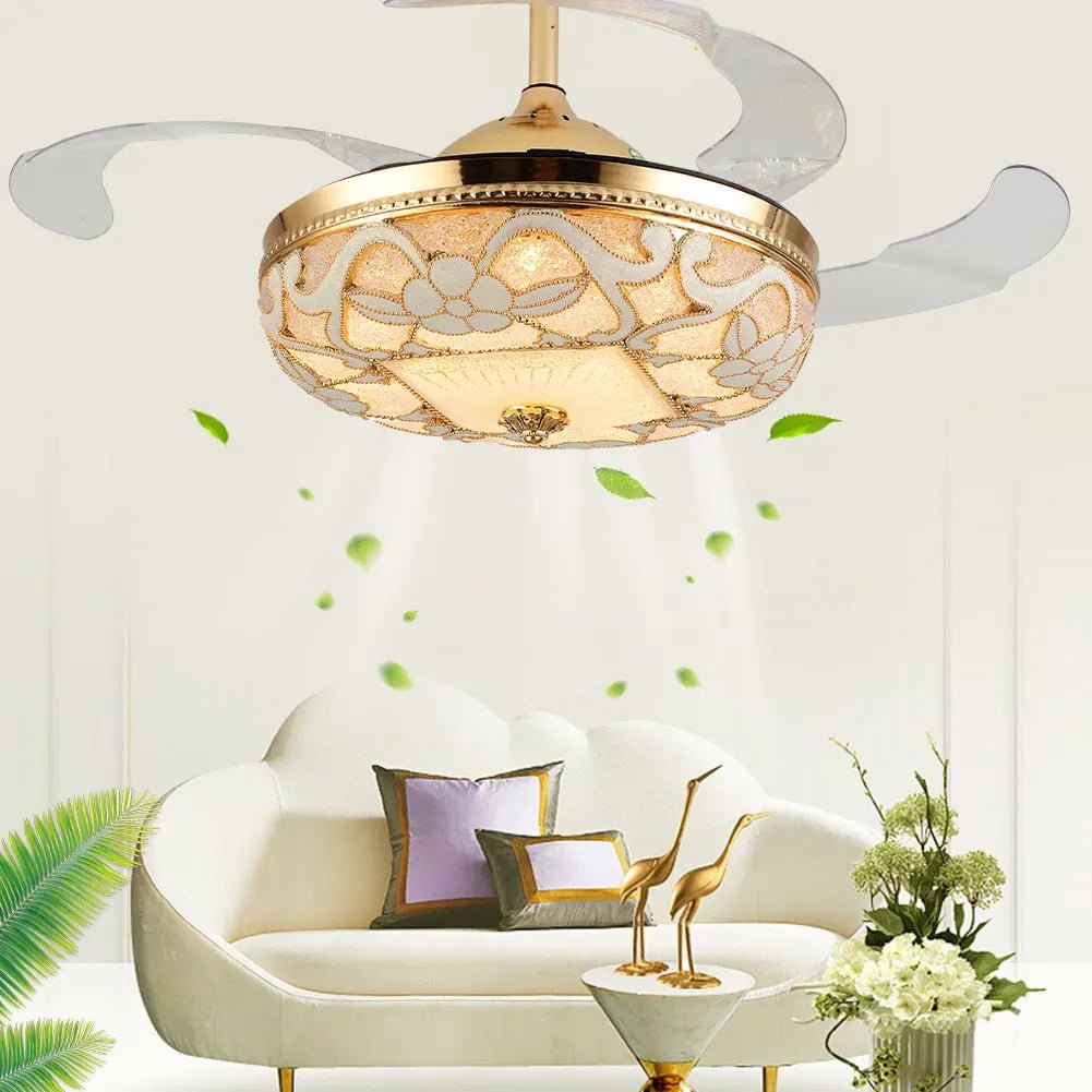 KANING Limted Series YJ Golden Ceiling Fan - Lumen Attic