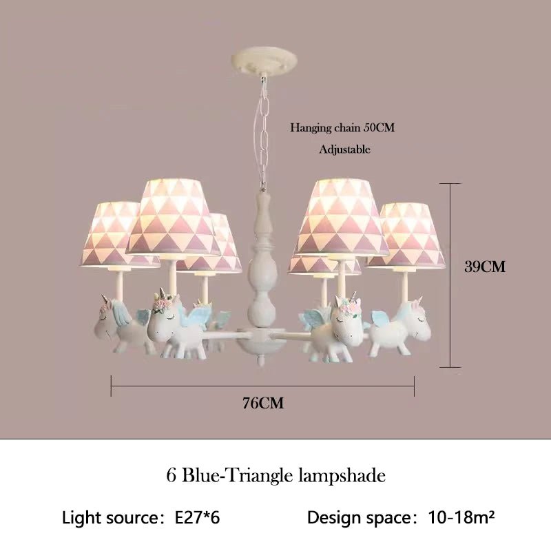 Kidylight Children's Room Pegasus Chandelier - Lumen Attic