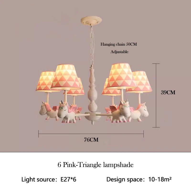 Kidylight Children's Room Pegasus Chandelier - Lumen Attic