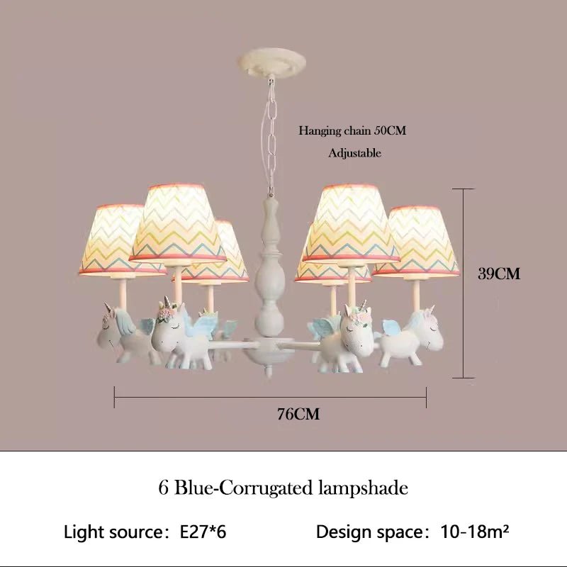 Kidylight Children's Room Pegasus Chandelier - Lumen Attic