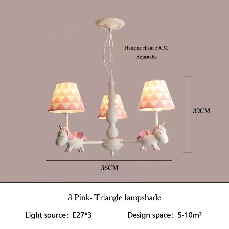 Kidylight Children's Room Pegasus Chandelier - Lumen Attic