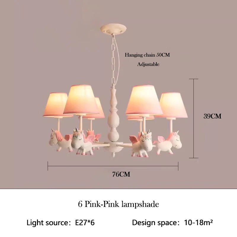 Kidylight Children's Room Pegasus Chandelier - Lumen Attic