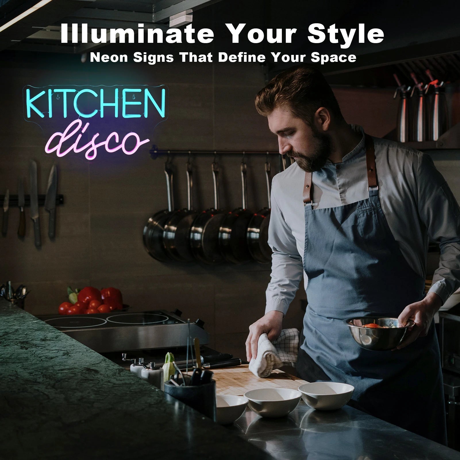 Kitchen Disco Neon Sign by Ineonlife - Lumen Attic