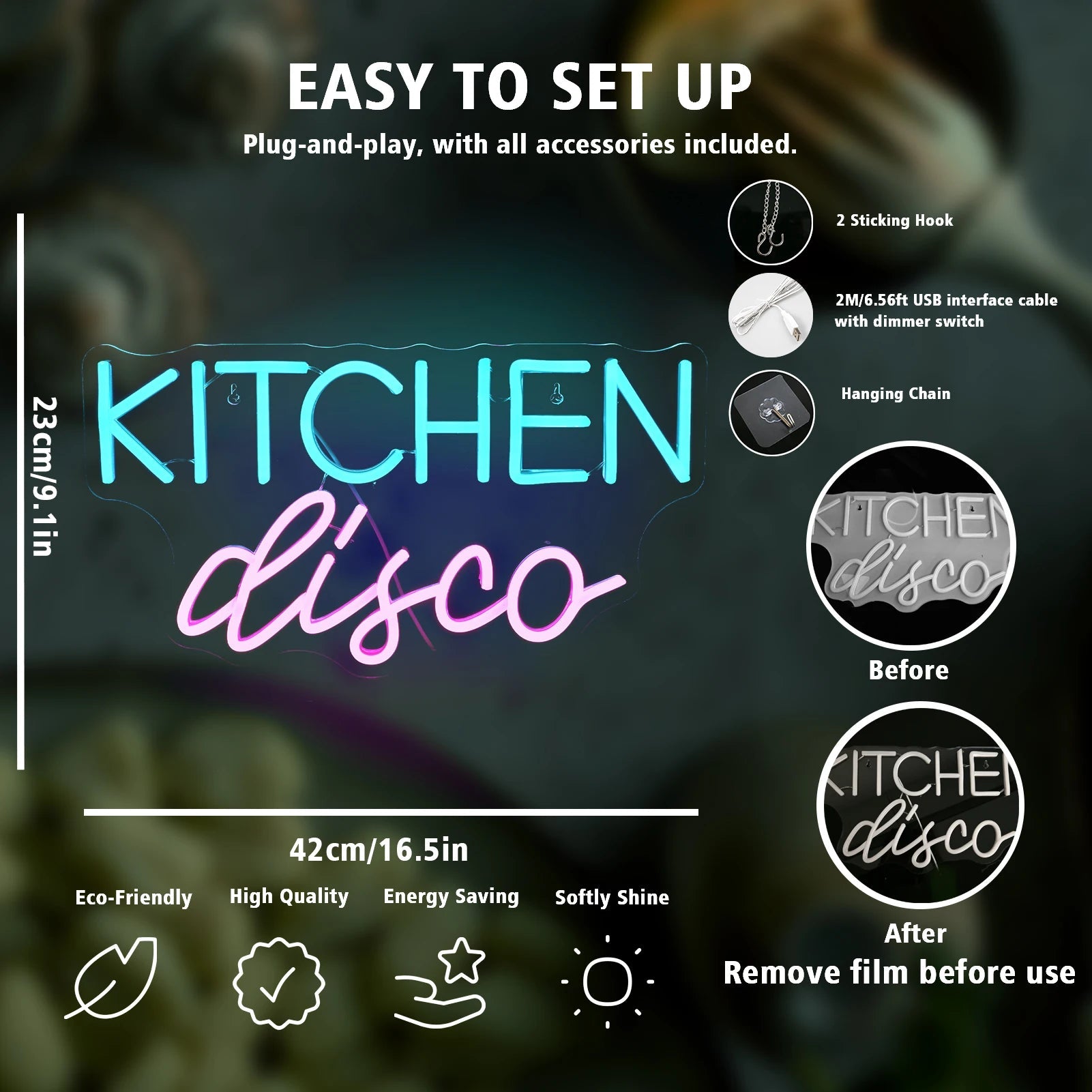 Kitchen Disco Neon Sign by Ineonlife - Lumen Attic