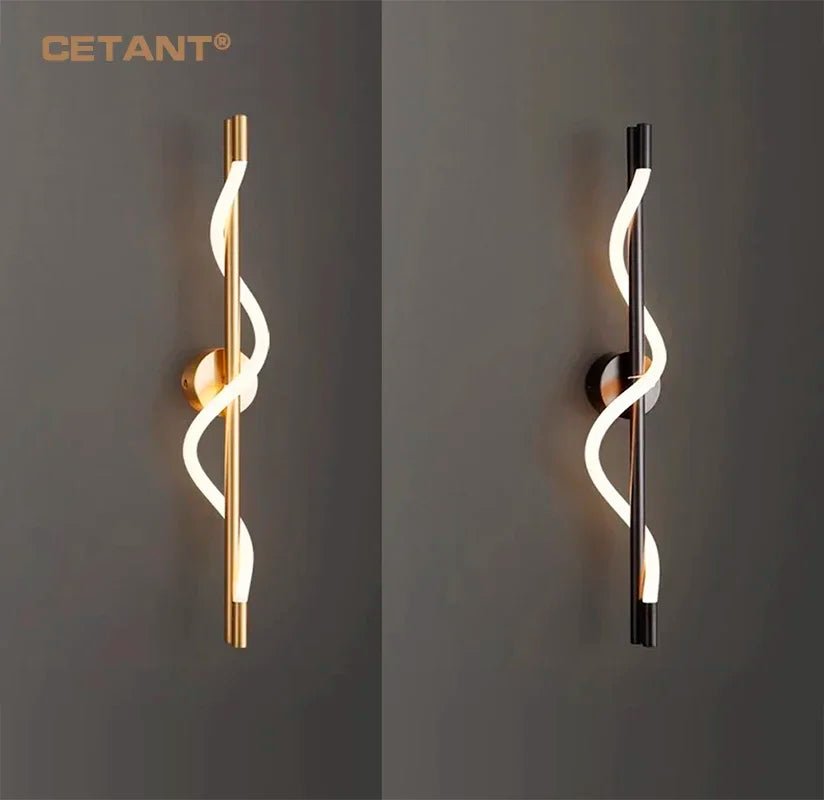 CETANT TwirlLux Wall Sconce Modern LED Light - Lumen Attic