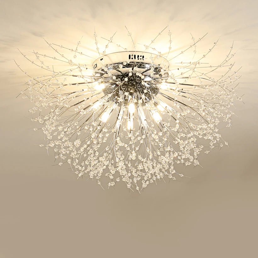 Lism Crystal Blossom Ceiling Light Elegant - Lumen Attic