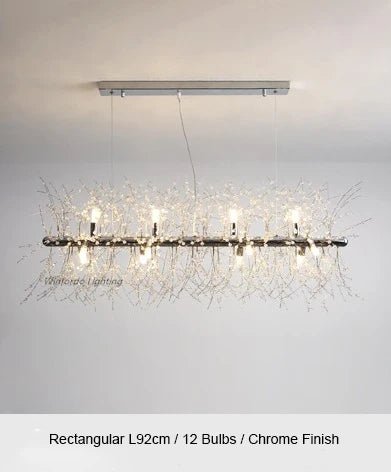 Lism Crystal Blossom Ceiling Light Elegant - Lumen Attic