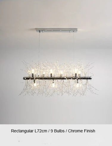 Lism Crystal Blossom Ceiling Light Elegant - Lumen Attic