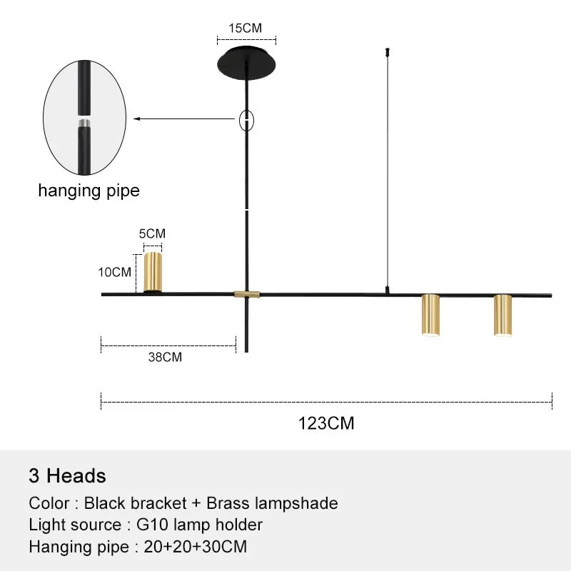 Lonlov Axis Adjustable Pendant Light - Lumen Attic