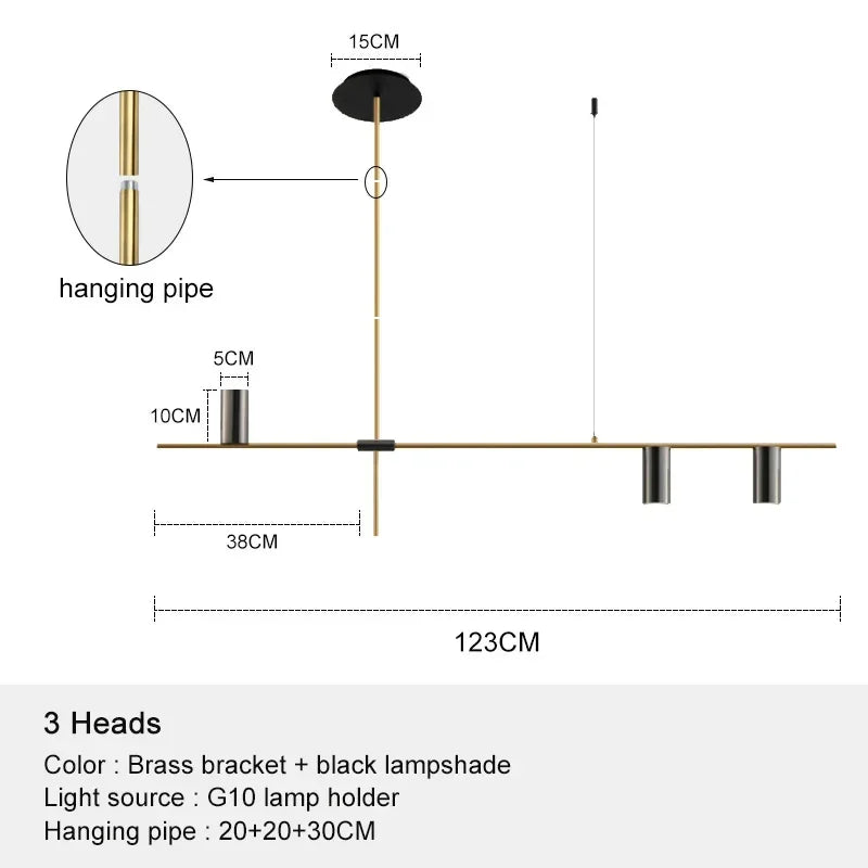 Lonlov Axis Adjustable Pendant Light - Lumen Attic