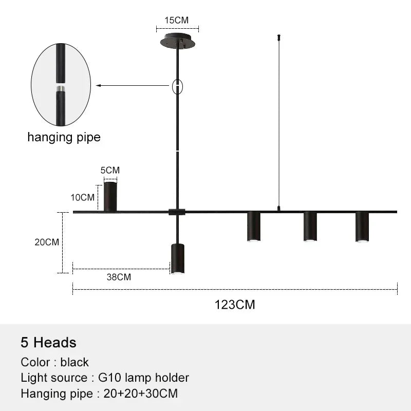 Lonlov Axis Adjustable Pendant Light - Lumen Attic