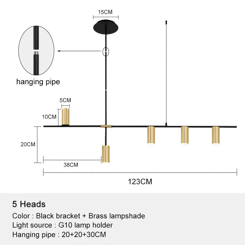 Lonlov Axis Adjustable Pendant Light - Lumen Attic