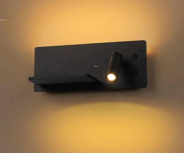 Loom Wall Sconce Light Wireless and USB Charging - Lumen Attic