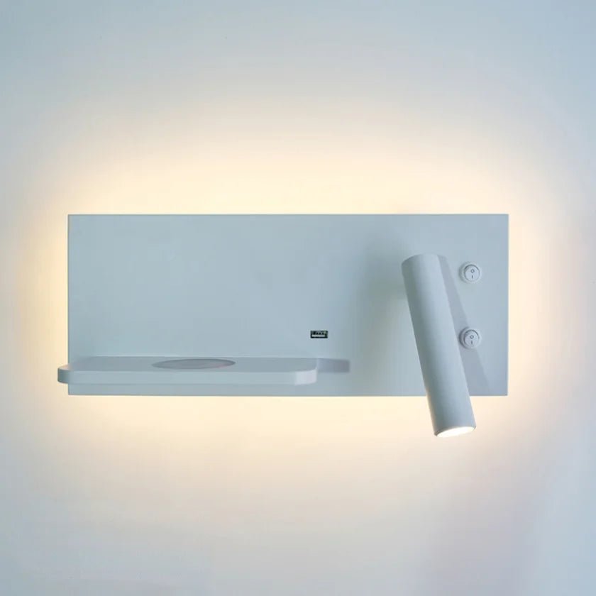 Loom Wall Sconce Light Wireless and USB Charging - Lumen Attic