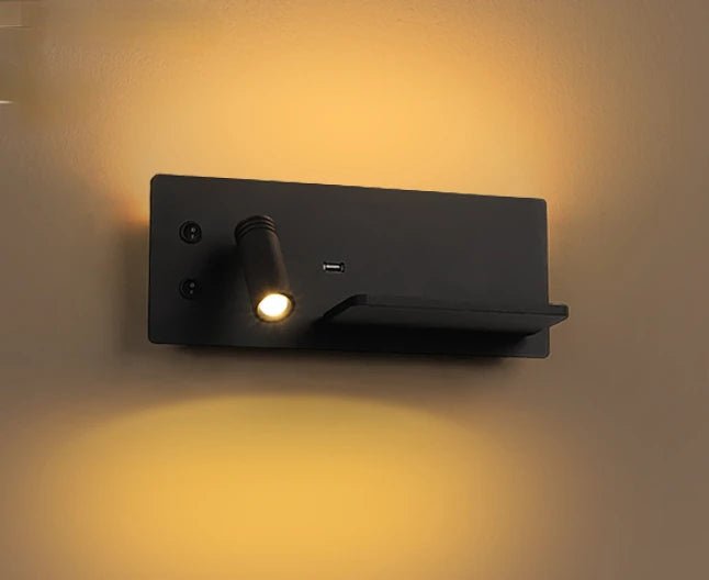 Loom Wall Sconce Light Wireless and USB Charging - Lumen Attic