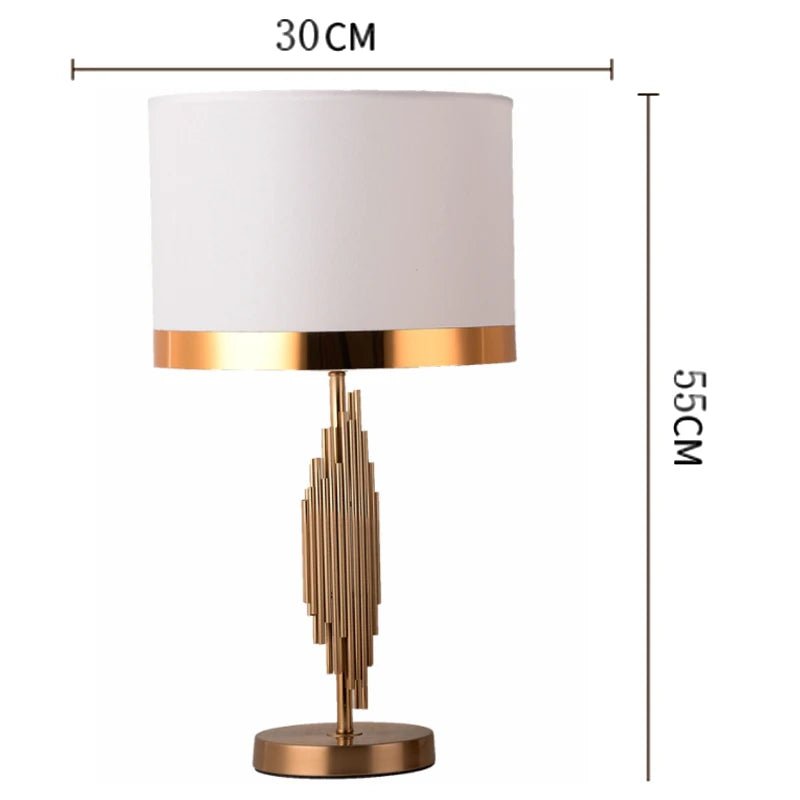 Lorenzo Art Deco Table Lamp - Lumen Attic