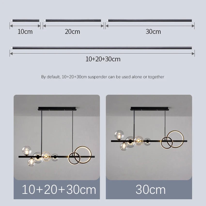 Loretti Sandyha Molecule Modern Chandeliers - Lumen Attic