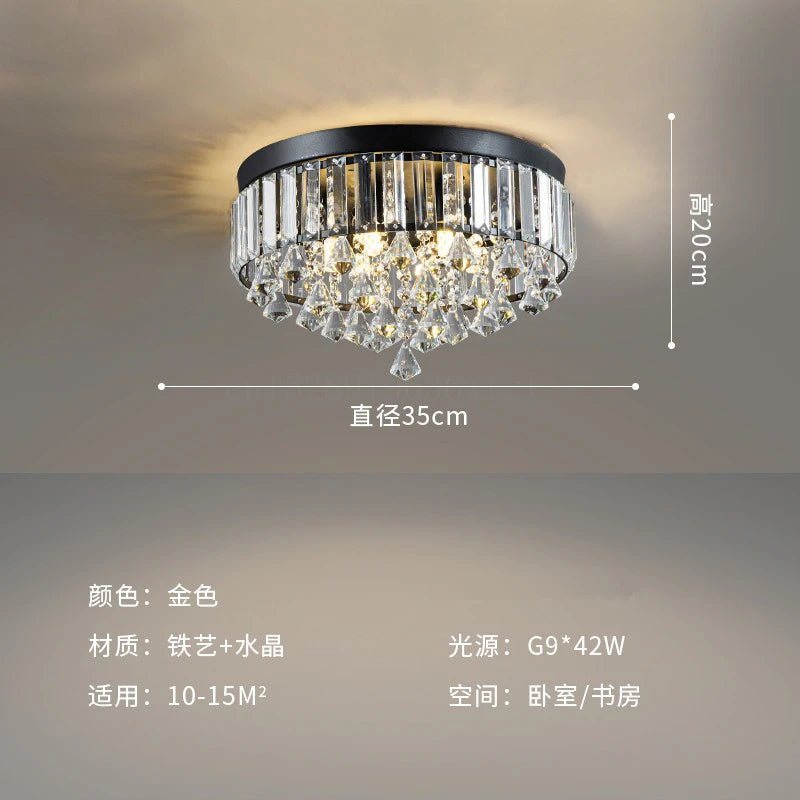 Lorovero Jinak Luxury Modern Crystal Ceiling Chandelier - Lumen Attic