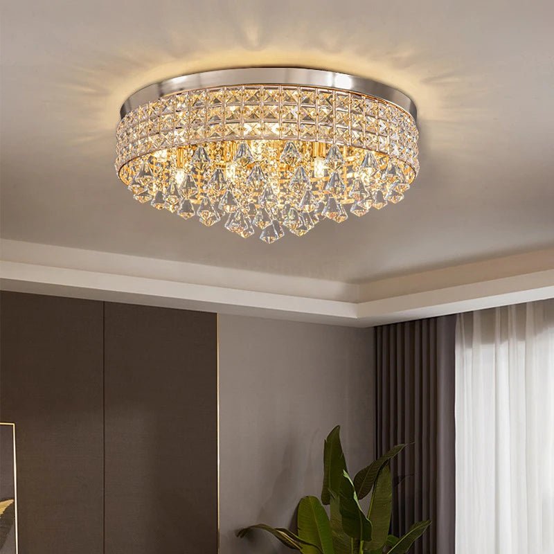 Lorovero Jinak Luxury Modern Crystal Ceiling Chandelier - Lumen Attic